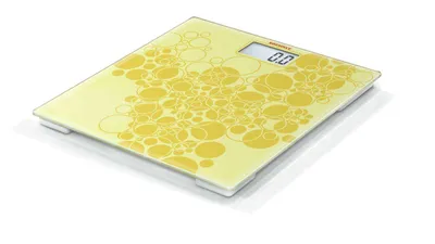 Produktbild von Soehnle 63840 3, Elektronische Personenwaage, 180 kg, 100 g, Rot, Weiß, kg, lb, Quadratisch