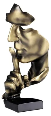 Abstrakte Holzskulptur, modern, 28,5x11x10 cm, Dekoration