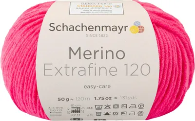 Produktbild von Schachenmayr Merino Extrafine 120, 50g Azalee Handstrickgarne