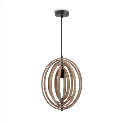 Produktbild von Pendellampe Deko Wohnzimmer Hängeleuchte Esszimmer Lampe Schlafzimmer Holz E27