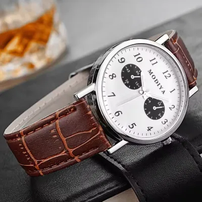 Produktbild von Elegante Herrenuhr Narut in Braun – Stilvoll und Zeitlos KP33630