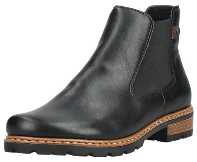 Zdjęcie produktu dla Buty za kostkę Rieker imitacja skóry /tekstylia
