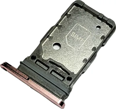 Produktbild von Dual Simkartenhalter für Samsung Galaxy S21 5G (SM-G991B, SM-G991B/DS), Original Ersatzteil, Rosafarben