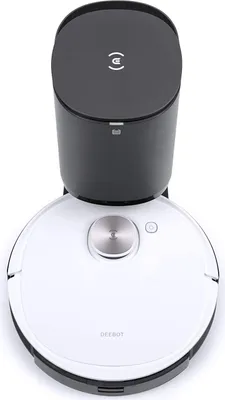 Produktbild von Ecovacs OZMO DEEBOT T8+, Beutellos, Schwarz, Weiß, Rund, Staubbeutel, 0,24 l, Ladend