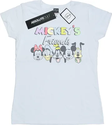 Produktbild von Disney - "Friends Faded Nostalgia" T-Shirt für Damen BI32702 (M) (Weiß)