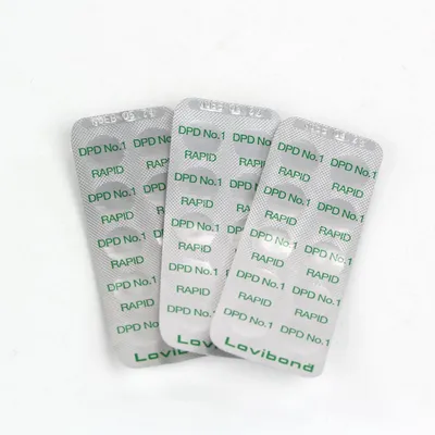 Produktbild von W'eau Pooltester Nachfüllpackung DPD 1 Chlor 100 Tabletten Manuell