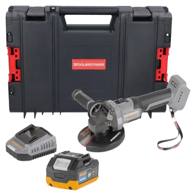 Image de Meuleuse d'angle sans fil Procraft Industrial AG125Abb 20 V 125 mm Brushless Solo - sans batterie, sans chargeur