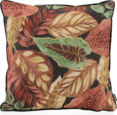Produktbild von H.O.C.K. Tropical Outdoor Kissen 50x50cm col. 228 rost braun mit Keder schwarz sunny