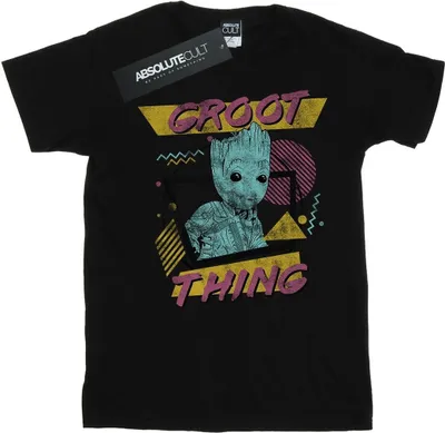 Produktbild von Marvel - "Guardians Of The Galaxy Vol. 2 Groot Thing" T-Shirt für Herren BI28478 (M) (Schwarz)