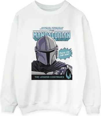 Produktbild von Star Wars The Mandalorian - Sweatshirt für Herren BI46552 (4XL) (Weiß)