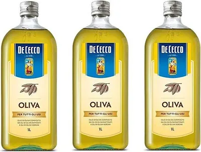 Produktbild von 3x De Cecco Olio di Oliva Olivenöl für alle Zwecke Würze milder Geschmack 1lt