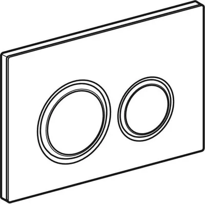Produktbild von Geberit Sigma50 Betätigungsplatte für 2-Mengen-Spülung, Metallfarbe rotgold, rund, 115.650.SI.1