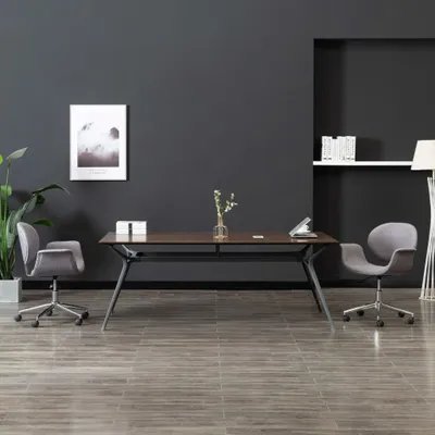 Zdjęcie produktu dla VidaXL 3054828, Bawełna, Metal, Poliester, Szary, 1 szt.