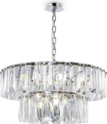 Produktbild von Maytoni Puntes Pendelleuchte MOD043PL-12CH 12xE14, Chrom, aus Metall, exkl. Leuchtmittel