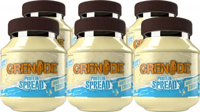 Produktbild von Grenade Protein Spread (6x360g) White Chocolate Cookie - Funktionelle Lebensmittel - Protein Aufstriche