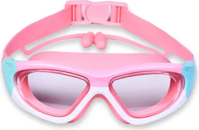 Immagine prodotto di Occhialini da nuoto per bambini con tappi per le orecchie per ragazzi ragazze arancione rosa