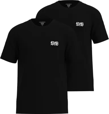 Produktbild von VfB Herren Shirt schwarz uni 2er Pack Größe: 54
