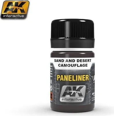 Produktbild von AK Interactive S.L. AK-2073 Paneliner for sand & desert Camouflage
