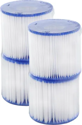 Produktbild von Summer Waves Pool Ersatz Filterpatrone Filterkartusche Größe D im 4er Pack