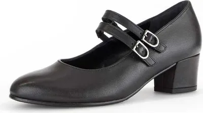 Produktbild von Gabor Shoes Spangenpumps - Schwarz Leder : 38 : Normal Größe: 38 Weite: Normal