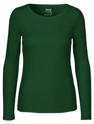 Immagine prodotto di Neutral - Maglietta da donna a maniche lunghe LT2916 (L) (verde bottiglia)