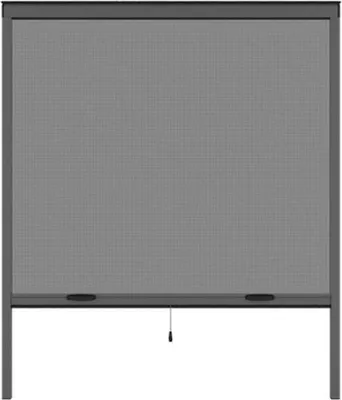 Produktbild von Fenster Moustiquaire Aluminium Anthrazitgrau, 125 x 145 cm, Zuschneidbar, Unverrottbares Fiberglasgewebe