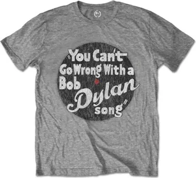 Produktbild von Bob Dylan You can't go wrong Grey M T-Shirt