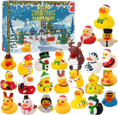 Produktbild von Adventskalender 2025, 24-tägiger Countdown bis Weihnachten, lustiges Badespielzeug für Mädchen von 3-9 Jahren