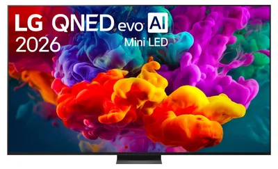 Produktbild von LG QNED evo AI MiniLED 100QNED87B6, 2,54 m (100"), 3840 x 2160 Pixel, QNED MiniLED, Smart-TV, WLAN, Schwarz