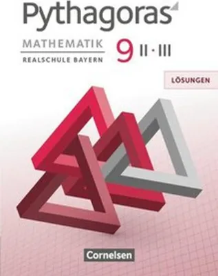 Immagine prodotto di Pythagoras 9. Jahrgangsstufe (WPF II/III) - Realschule Bayern - Lösungen zum Schülerbuch