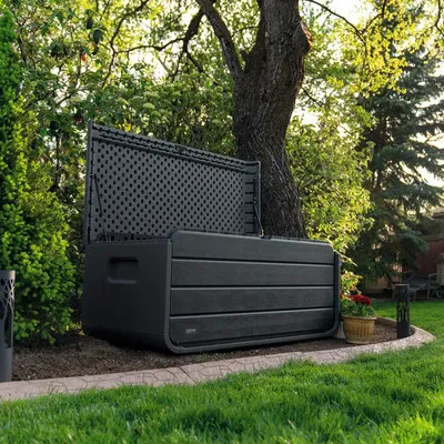Obrázok produktu pre Plastový záhradný box Lifetime Space L 515 L Box na vankúše a vankúšiky antracit 72x147x65 cm