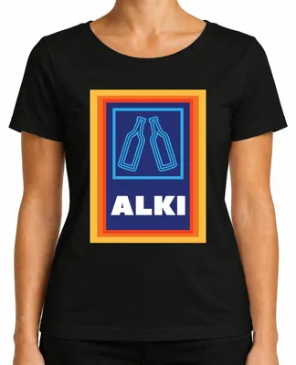 Imagen del producto de Camiseta divertida para mujeres, con el texto "Alki Biertrinker Saufen Party Geschenkidee Mallorca Malle", color , talla L