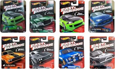 Zdjęcie produktu dla Hot Wheels Fast & Furious HNR88, Pojazd, 3 lat(a), Plastik, Metal, Różne kolory