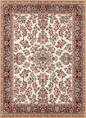 Zdjęcie produktu dla Klasyczny, tradycyjny beżowo kremowy dywan do salonu, miękki włos 160x230