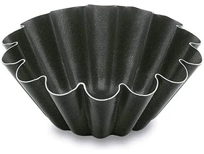 Antihaft-Backform, Aluminium, rund, 18 cm, schwarz