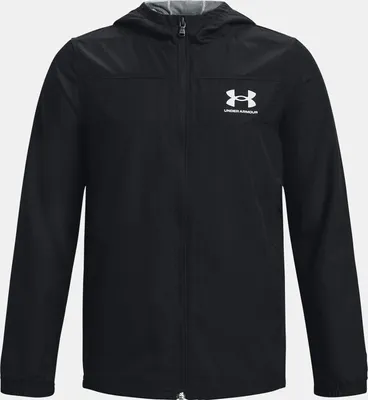 Produktbild von UNDER ARMOUR Sportstyle Windbreaker Jacke Jungen 003 - black/black/mod gray S (127-137 cm)
