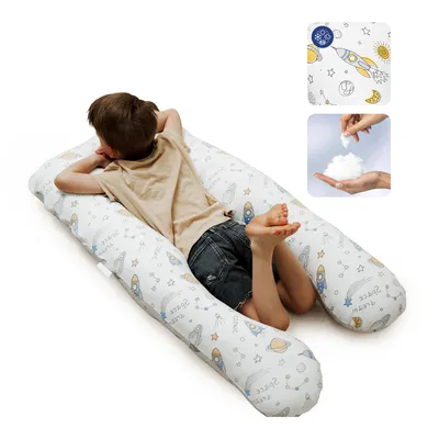 Obrázek produktu pro Polštář pro děti KomfortKissen© Kids, bavlna (standard) / planeta