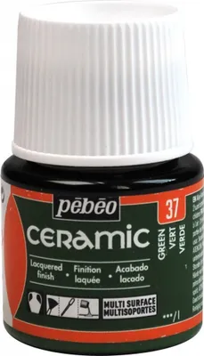 Produktbild von Pebeo Keramikfarbe, 45 ml, 37 Grün