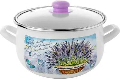 Zdjęcie produktu dla Garnek Emaliowany Pyza Lavanda Z/P 16Cm 2,2L