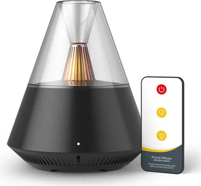 Produktbild von Ultraschall Aromadiffusor 150ml, Luftbefeuchter Fernbedienung, Nano-Nebel, Schlafhilfe & Nachtlicht