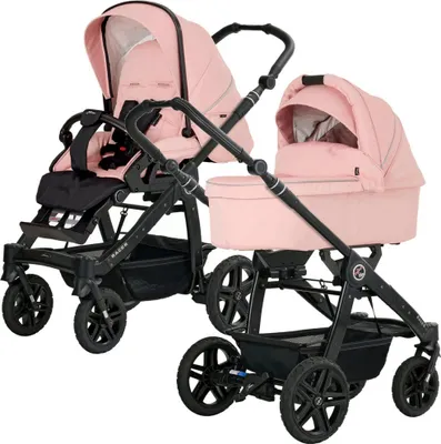 Produktbild von Hartan Kombikinderwagen Racer GTS Set inkl. Babywanne trend peach blossom