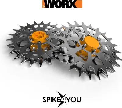 Immagine prodotto di Ruote per rasaerba robot WORX Landroid M600 M800 L1300, acciaio inox, 3 mm