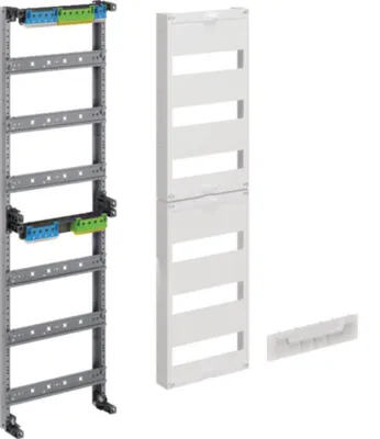 Produktbild von Hager Verteilerfeld universZ ZU261S 900mm 6rh 1feld PE/N waag. Haube geteilt