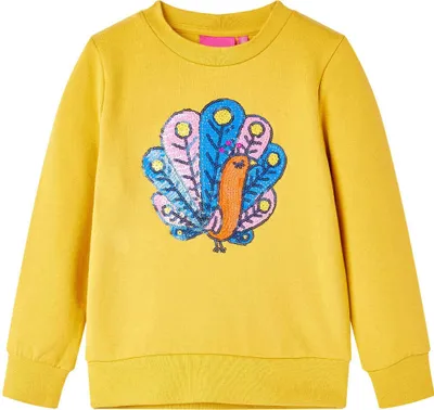 Produktbild von Kinder-Sweatshirt Dunkles Ocker 92