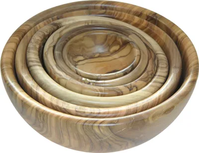 Produktbild von BERARD Schalen - Set, 6 verschiedene größen, 5 bis 17 cm, Olivenholz