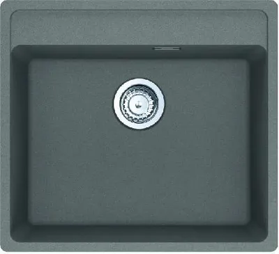 Produktbild von Franke Maris - Fragranit Küchenspüle MRG 610-52 RTL, 560x510 mm, grauer Stein 114.0661.386