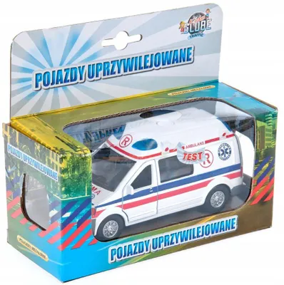 Image de Hipo Ambulans Métal Jouet Véhicule Effets Sonores Lumière
