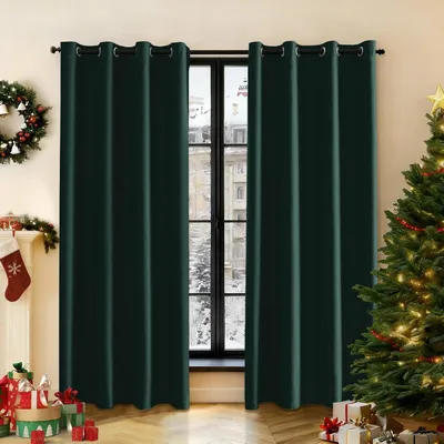 Immagine prodotto di Tende oscuranti - Tende - Isolamento per la camera da letto - Impermeabili e antimuffa - 140x225 cm - Verde