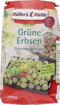 Produktbild von Müller's Mühle Grüne Erbsen (500 g)