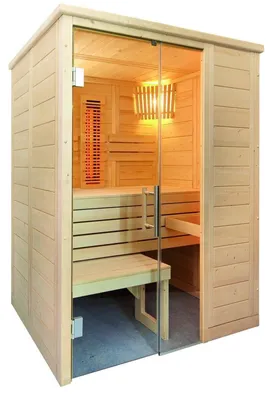 Produktbild von Harvia Alaska Mini Infra+ Massivsauna Saunakabine Inkl. Vollspektrumstrahler